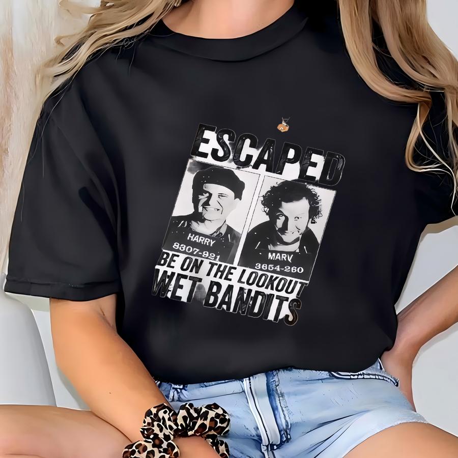 Home Alone Wet Bandits Sweatshirt, Funny Christmas Movie Crewneck T-shirt