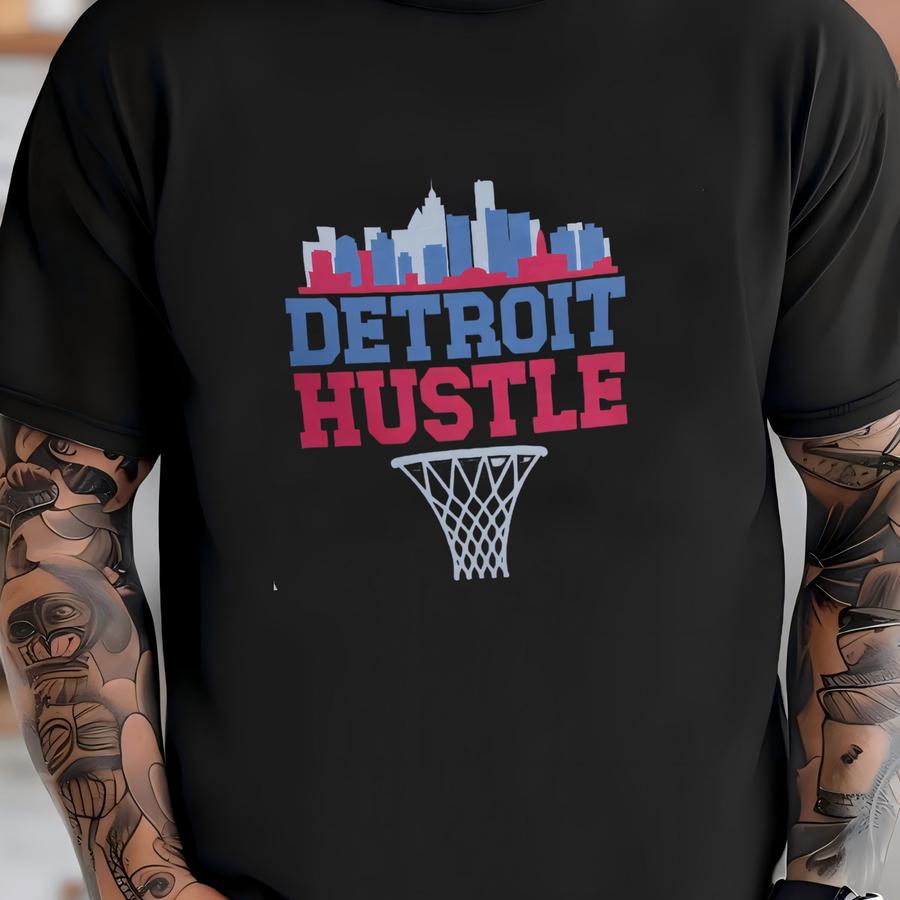 Detroit Basketball Hoodie: Vintage Motor City Sports Fan Apparel T-shirt