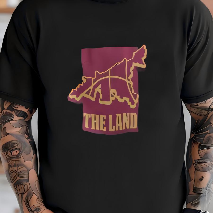 Cleveland Basketball Hoodie: Vintage 'the Land' Sports Fan Apparel T-shirt