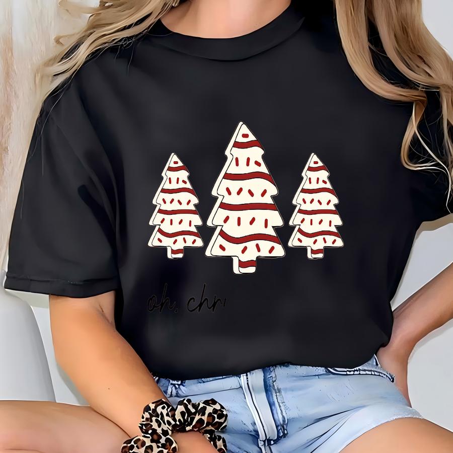 Oh Christmas Tree Sweatshirt: Funny Holiday Crewneck T-shirt
