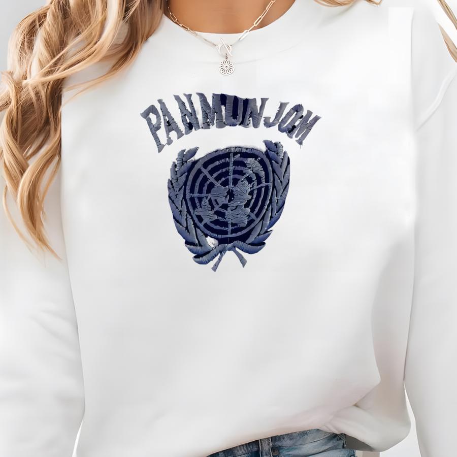 Vintage Panmunjom, Korea Boarder Village Cap Sweatshirt Vintage Panmunjom, Korea Boarder Village Cap Sweatshirt