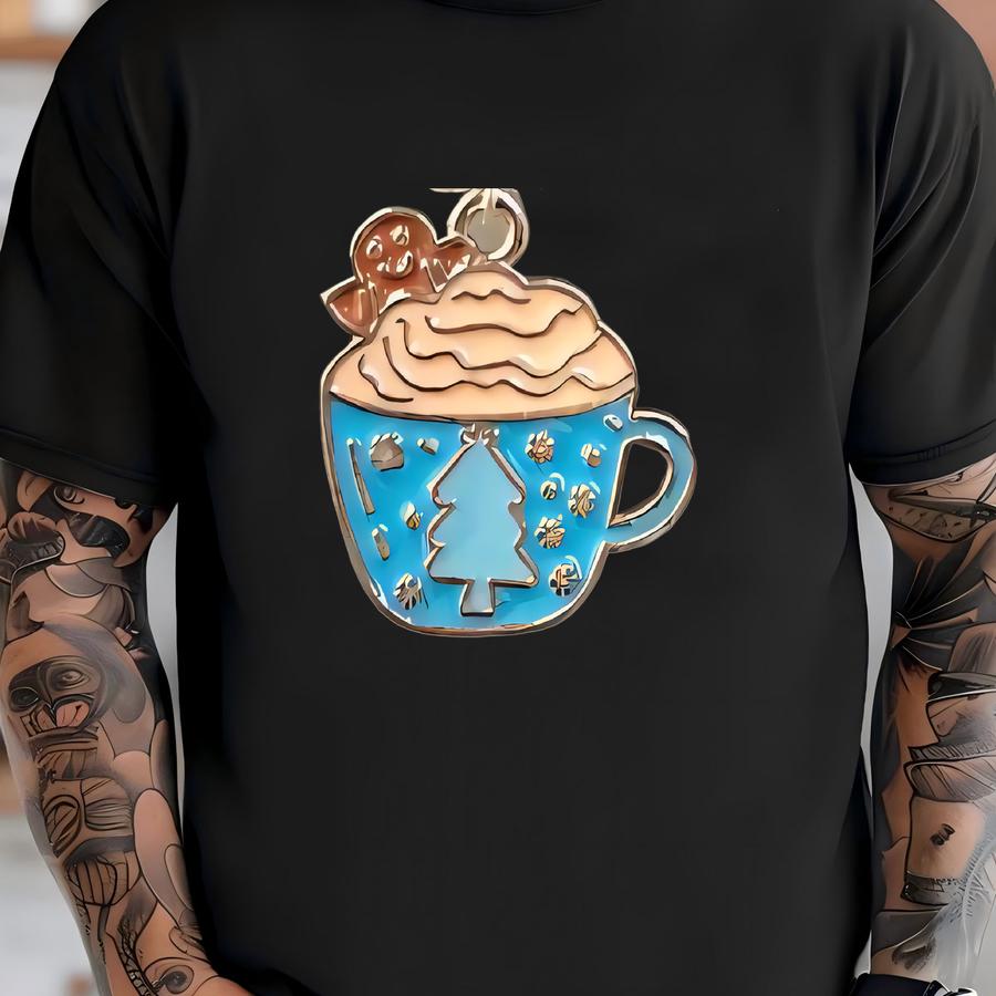 Christmas Winter Tumbler Charm Cup Charm Tumbler Accessories, Handle Charm, Winter Cup Accessories, Stocking Stuffer T-shirt