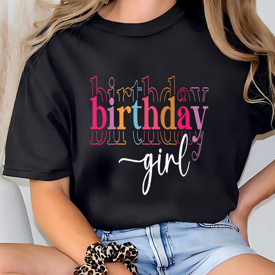 Birthday Girl Sweatshirt: Party Outfit Gift T-shirt