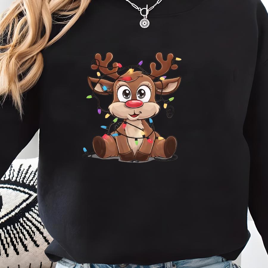 Oh Deer Shirt, Merry Christmas Shirt, Holiday Party Shirt, Merry Christmas Shirt, Cute Reindeer Shirt, Christmas Gift, Very Merry Xmas Shirt Sweatshirt