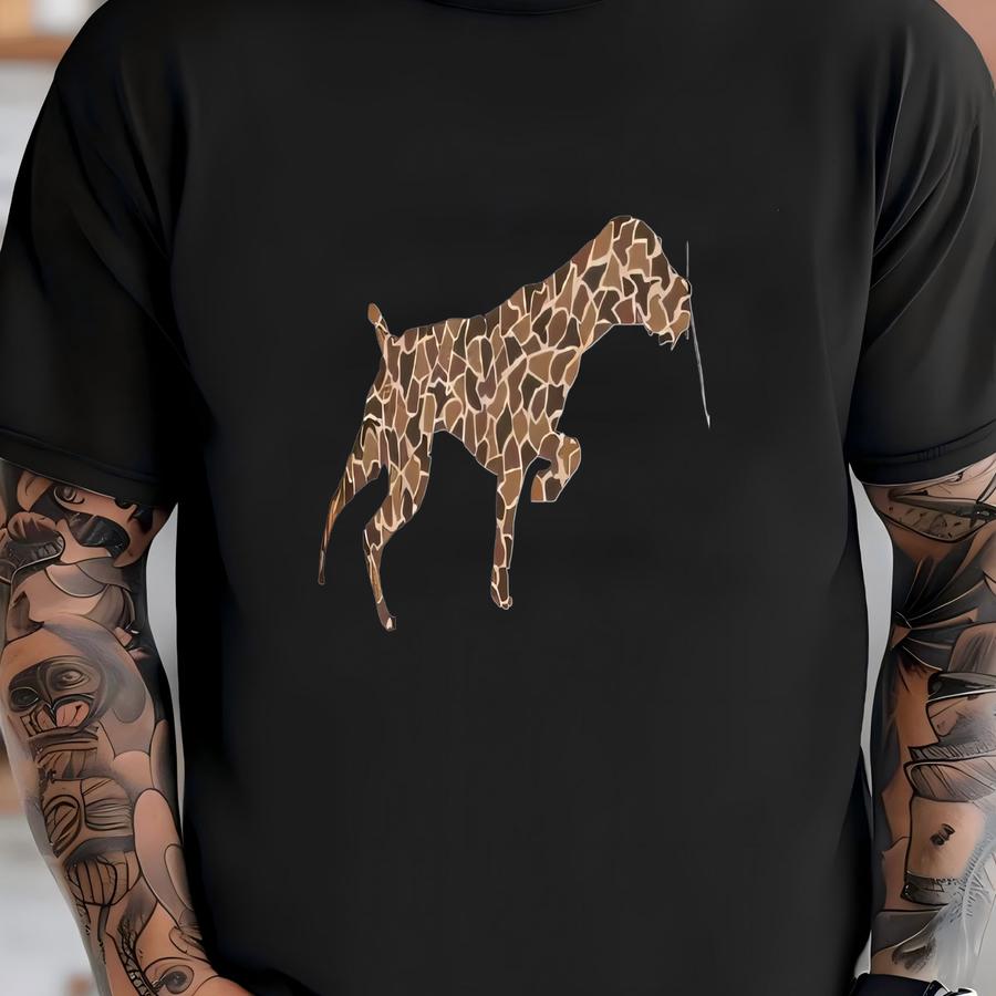 Bird Dog Shirt, Custom Camo Shirt, Custom Bird Dog Shirt, Bird Dog, Hunting Shirt, Custom Shirt, Custom Design Shirt, Hunting Dog Shirt T-shirt