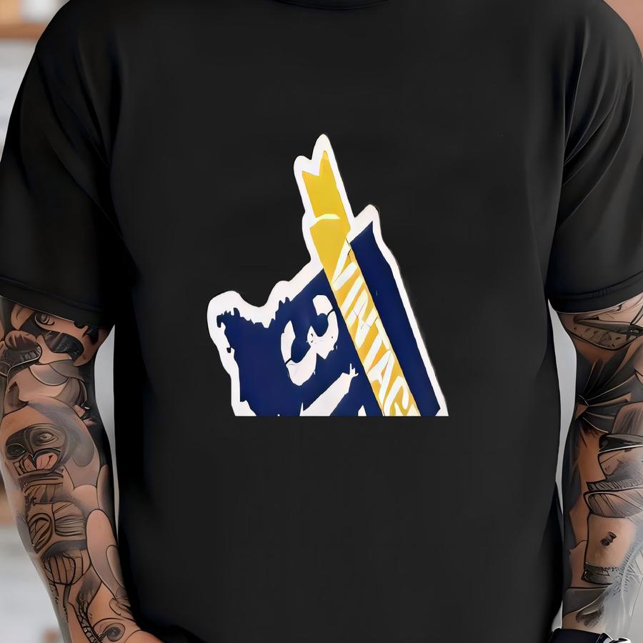 Vintage 1971 Ohio License Plate Fb 19 Quality Embossed Steel Blue Gold Yellow T-shirt