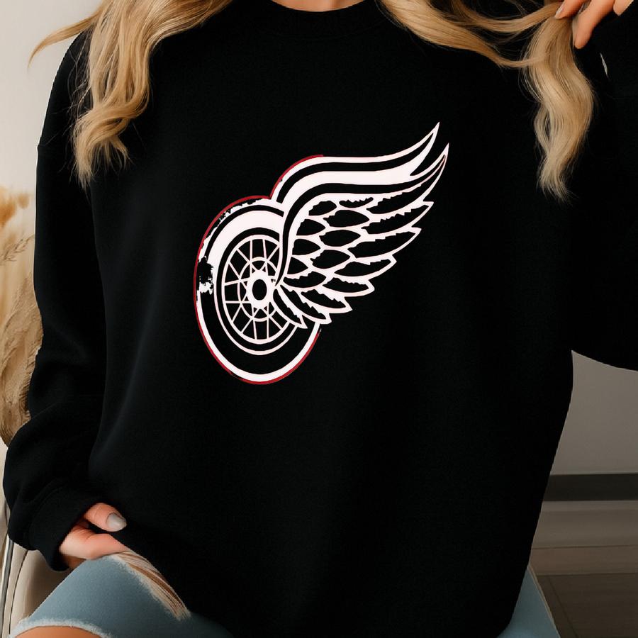 Gordie Howe Detroit Hockey Sweater - Retro Sports Sweatshirt, Gift For Hockey Fans, Athletic Apparel, Hockey Team Sweatshirt