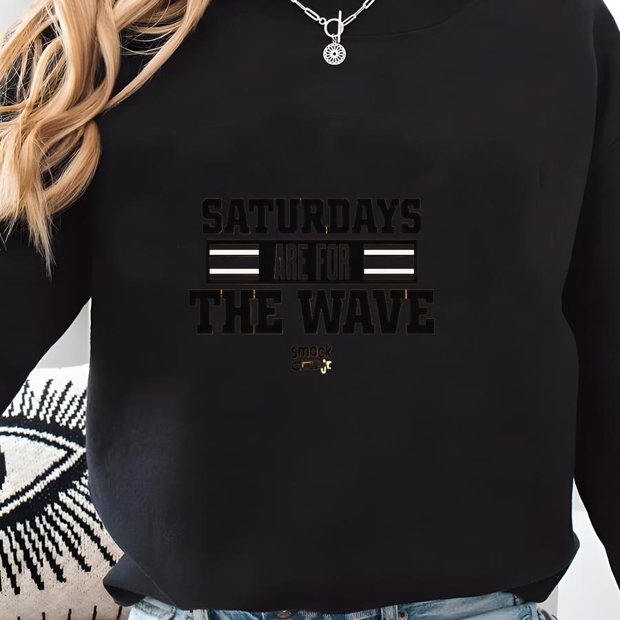 Saturdays Are For The Wave Baby Bodysuits And Toddler Tees For Iowa College Football Fans Sweatshirt