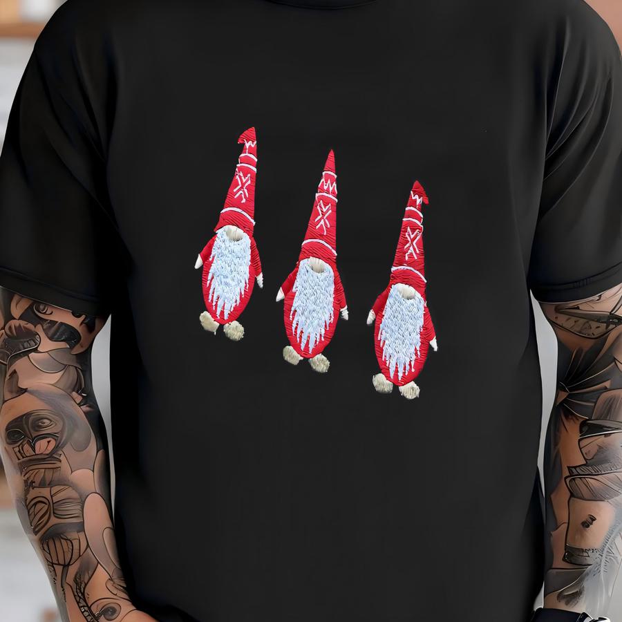 Festive Gonks Sweatshirt, Christmas Jumper, Cute, Simple T-shirt