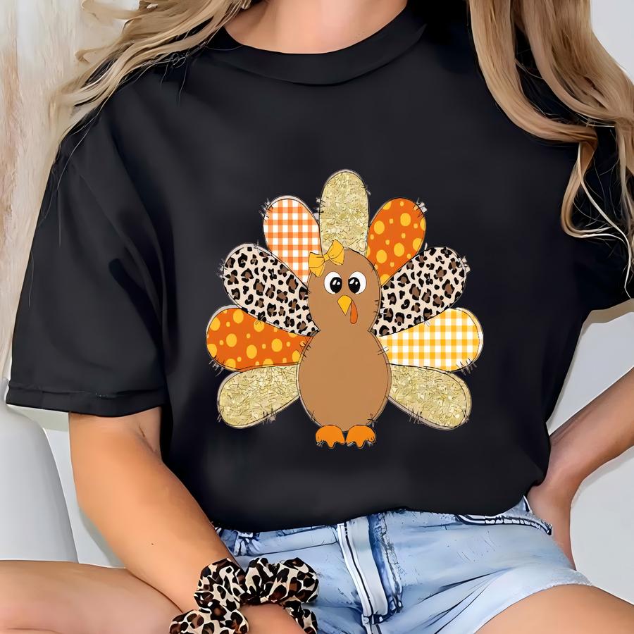 Thanksgiving Turkey Sweatshirt, Cute Turkey Shirt, Family Sweatshirt, Thanksgiving Shirt, Fall Sweatshirt, Thanksgiving Sweater, Autumn Gift T-shirt