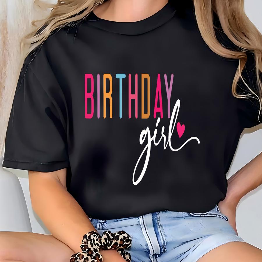 Birthday Girl Sweatshirt, Party Outfit T-shirt