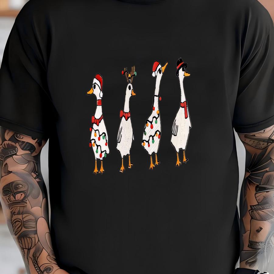 Goose Sweatshirt: Funny Christmas Crewneck, Animal Lover Gift T-shirt