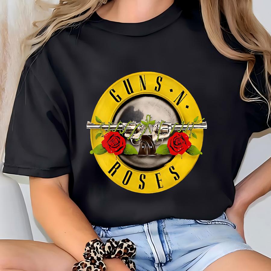 Guns N Roses Shirt, Rock Band Shirt, Rock N Roll Gift, Band Tee, Rock Music Shirt, Gift For Men, Women T-shirt