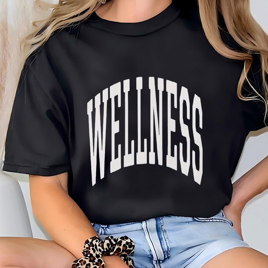 Wellness Sweatshirt Collegiate Crewneck Sweater Unisex T-shirt