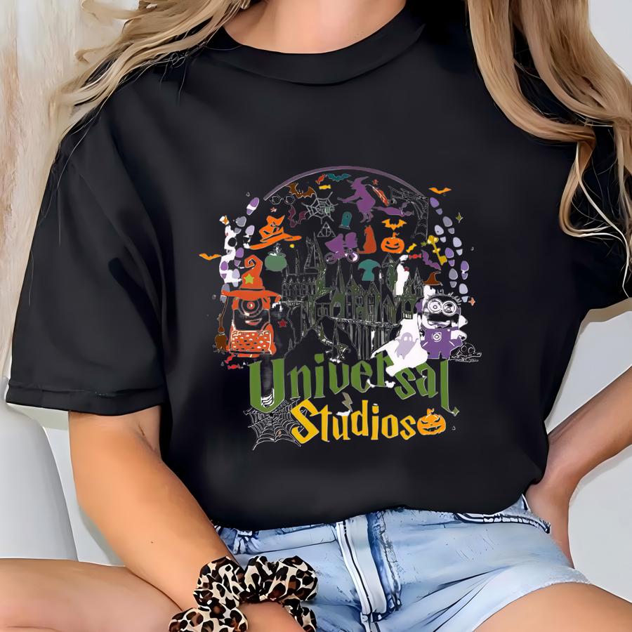 Universal Studios Thanksgiving Shirt, Land Thanksgiving Hoodie, Fall Vibes Family Matching, Happy Thankful, Thanksgiving Gift T-shirt