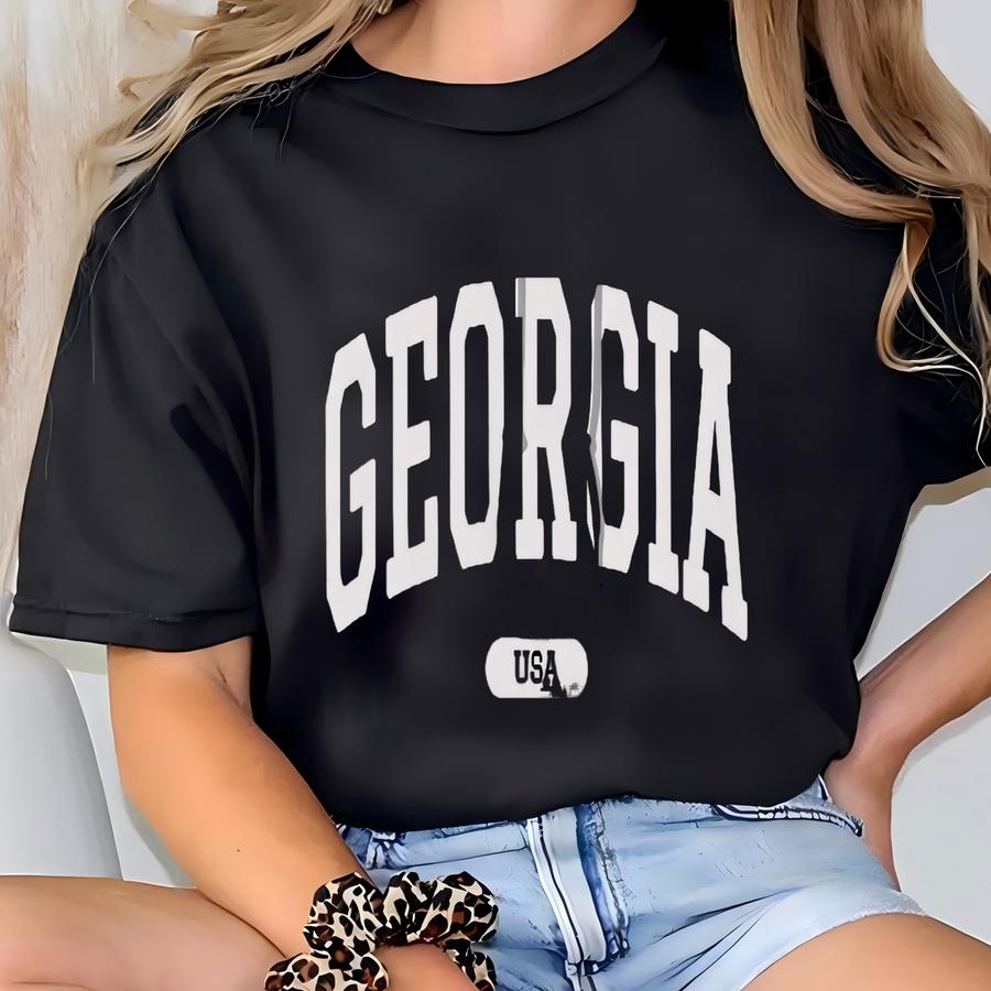 Georgia Hoodie Usa Collegiate Hooded Sweatshirt Unisex T-shirt