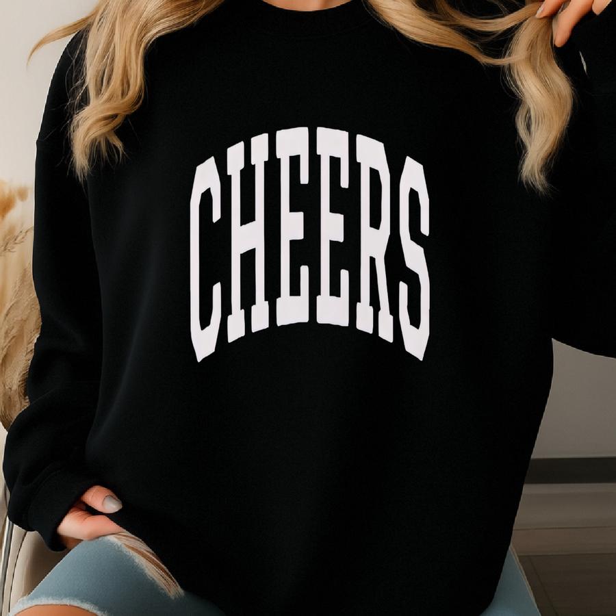 Cheers Sweatshirt Collegiate Crewneck Sweater Unisex Sweatshirt