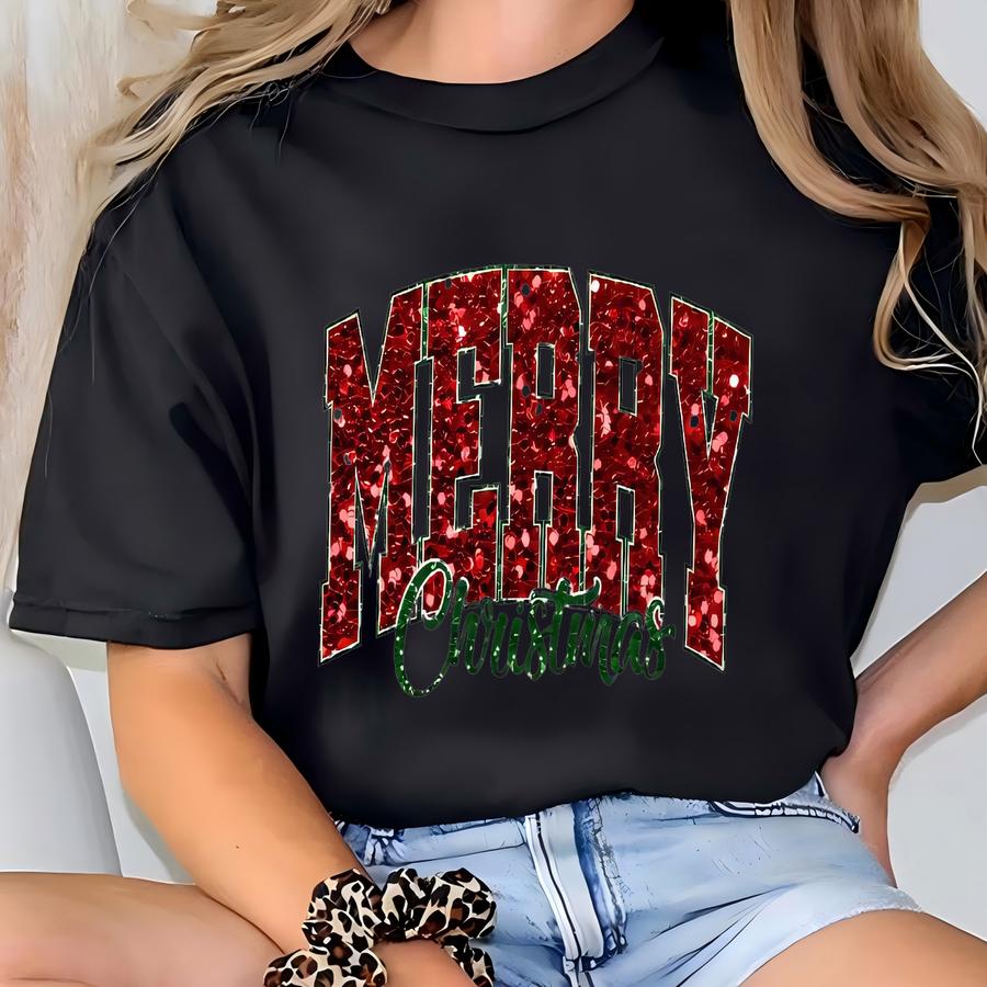 Merry Christmas Crewneck T-shirt