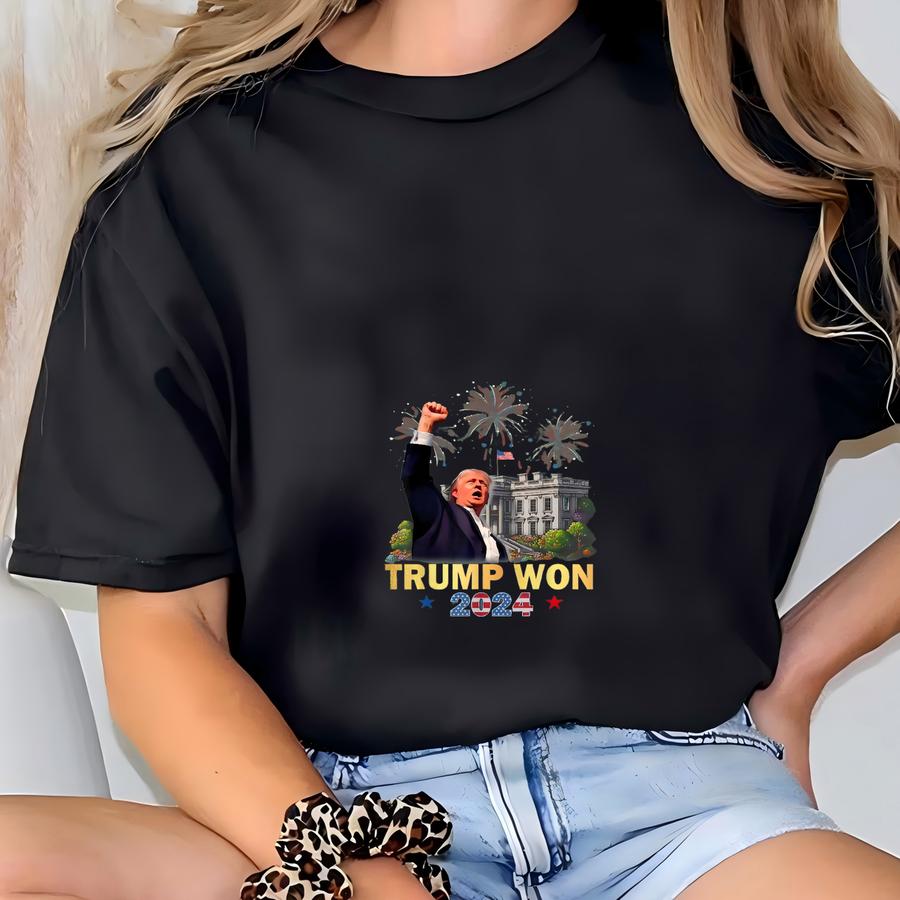 Won 2024 Hoodies, 47th Sweatshirts, Usa Shirts,  Shirts, 2024 America Shirts T-shirt