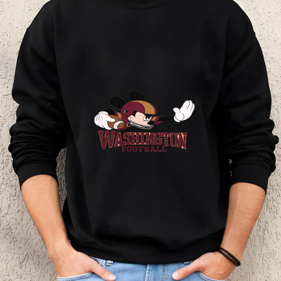 All Teams Available! Custom -inspired Football Mouse T-shirt –  Personalized Football Shirt, Unique Football Tee Sweatshirt