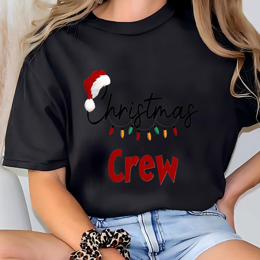 Christmas Crew Hoodie, Matching Family Christmas Hoodie 2024, Daddy Mummy Baby Matching Outfit, Christmas Crew Hoodie T-shirt