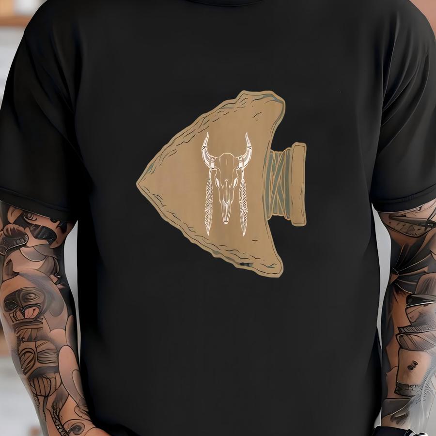 Custom Shirt, Arrowhead Shirt, Custom Arrow Shirt, Custom Design Shirt, Skull Shirt, T-shirt