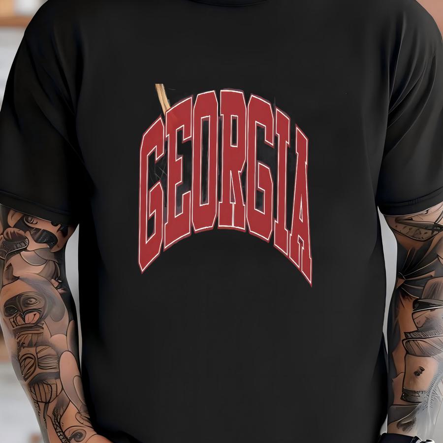Georgia Shirt, Game Day Shirt, Georgia Football, Varsity Letter, Vintage Georgia Shirt, Georgia Basketball, Georgia Gift T-shirt