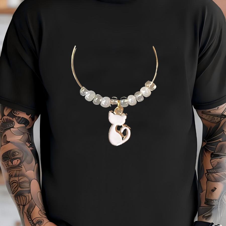 Cat Tumbler Charm Pet Cup Charm Tumbler Accessories Water Bottle Handle Charm Birthday Gift For Her Mom Cat Lover Pet Parent T-shirt