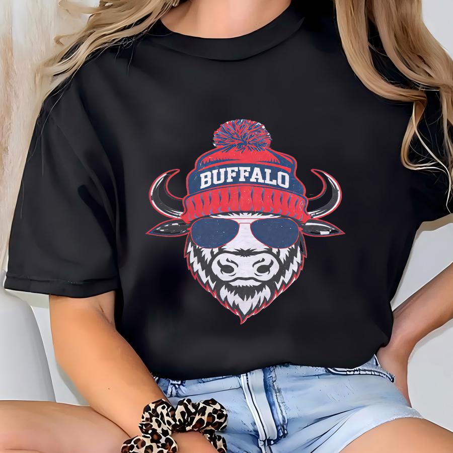 Vintage Buffalo Football Sweatshirt, Buffalo Fan Crewneck, Game Day Pullover, Buffalo Football Fan Shirt, New York Sweatshirt T-shirt