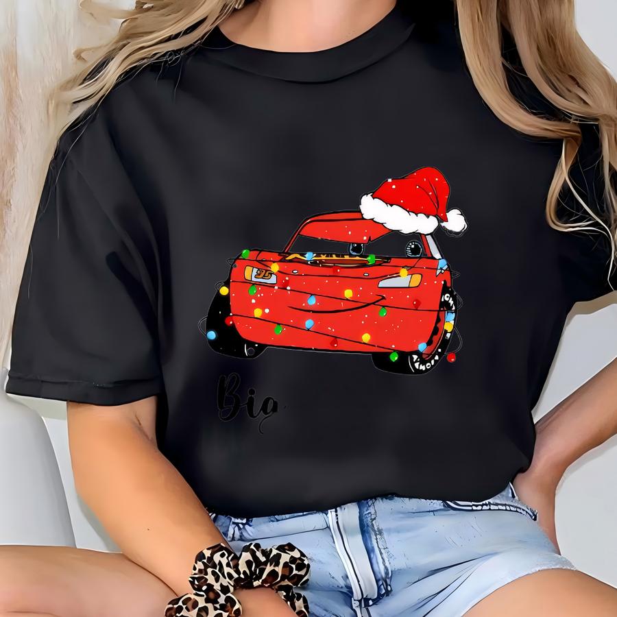 Mcqueen And Mater Christmas Shirt, Big Brother Little Brother Shirt, Matching Siblings Shirt, Birthday Gift For Brothers, Trip Shirt T-shirt