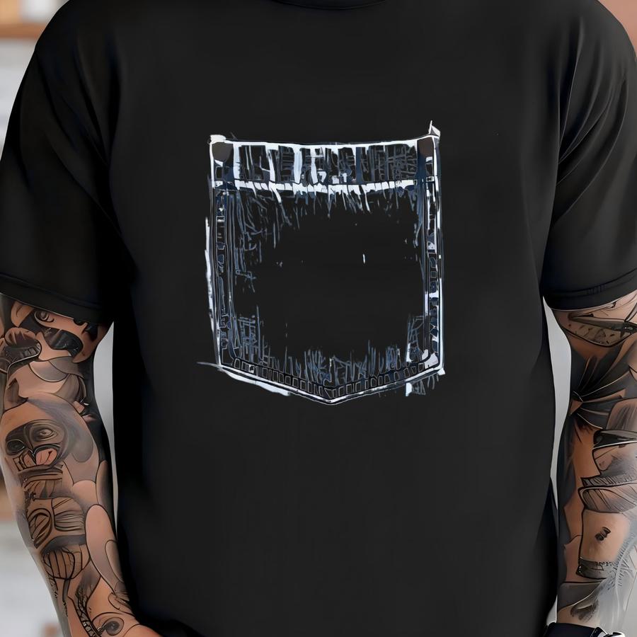 Vintage Carhartt Denim Blue Jean Shirt Perfectly Distressed Size Xl Perfect Natural Fade T-shirt