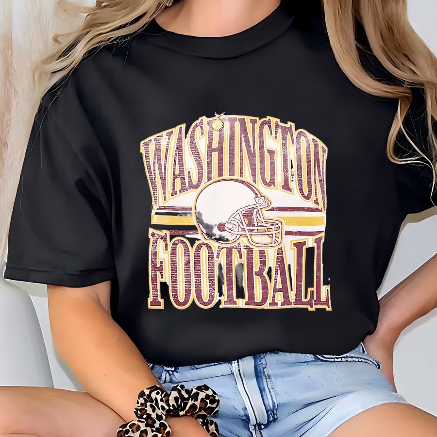 Vintage Washington Commanders Football Sweatshirt Washington Gift Football Fan Superbowl Commanders Hoodie Merch T-shirt