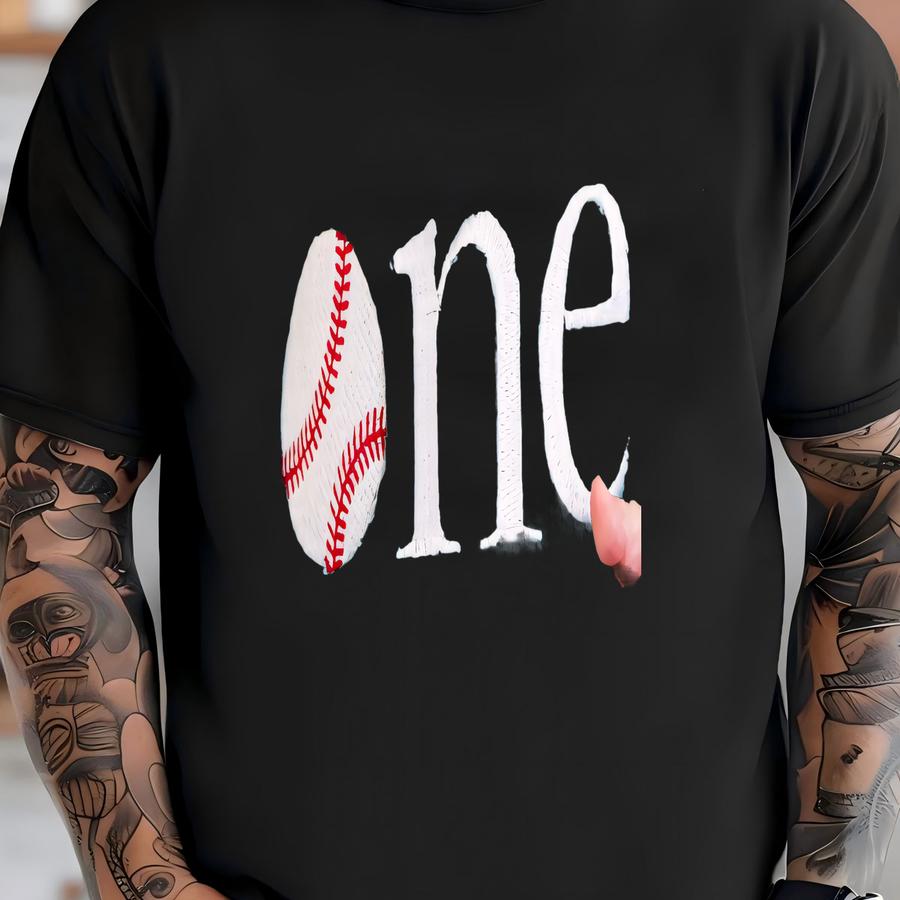 Custom Baseball First Birthday Sweater: Rookie Year Outfit T-shirt