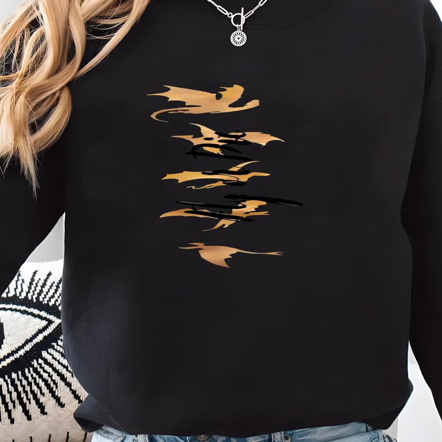 Basgiath War College Sweatshirt ,dragon Rider, Fourth Wing Hoodie, Violet Sorrengail,xaden Riorson, Fly Or Die,riders Quadrant,rebecca Yoros Sweatshirt