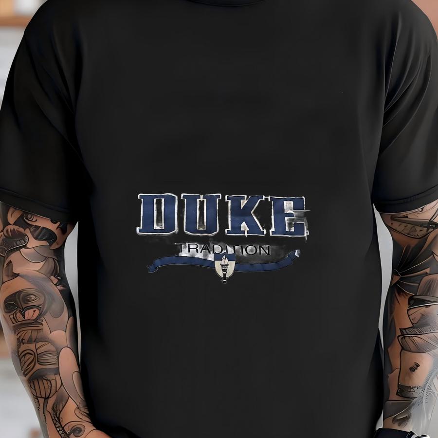 Vintage Duke University Basketball Tradition Crewneck Sweatshirt Size Medium Reverse Weave Quality Made In Usa T-shirt