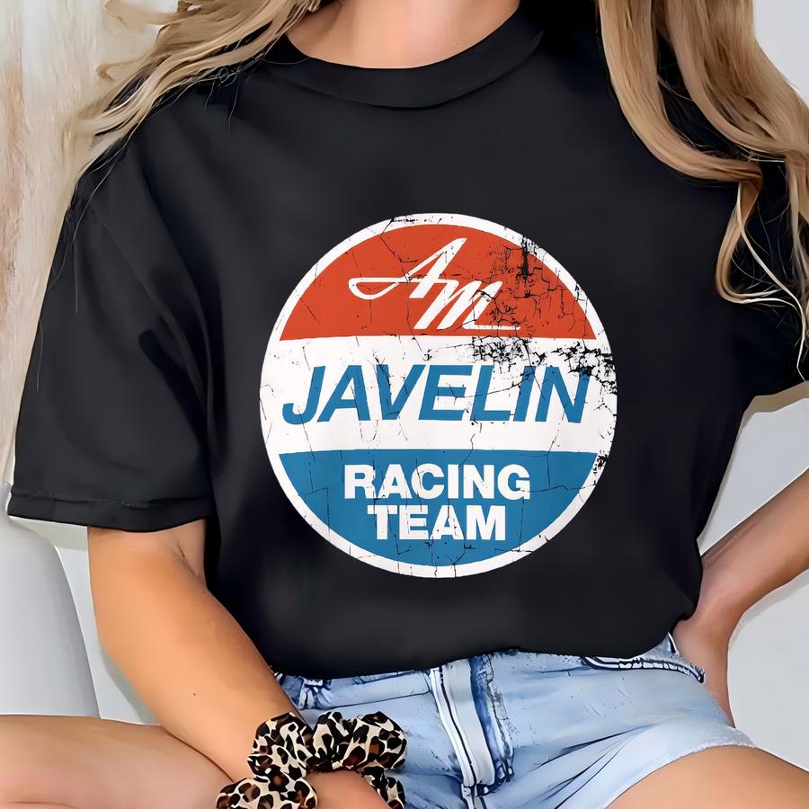 Amc Javelin Racing Team American Motors Unisex Retro Crewneck Sweatshirt Bygone Brand T-shirt