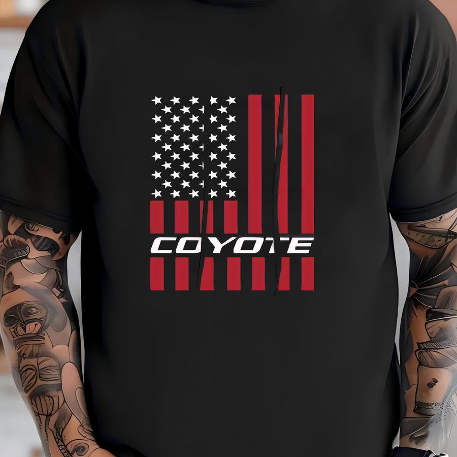 Coyote 5.0 American Flag Usa Premium Pullover Hoodie T-shirt
