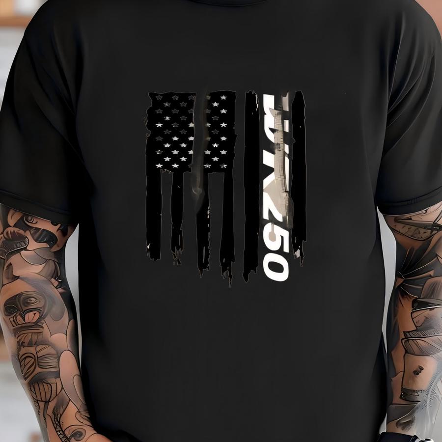 Wr 250 American Flag Pullover Hoodie T-shirt