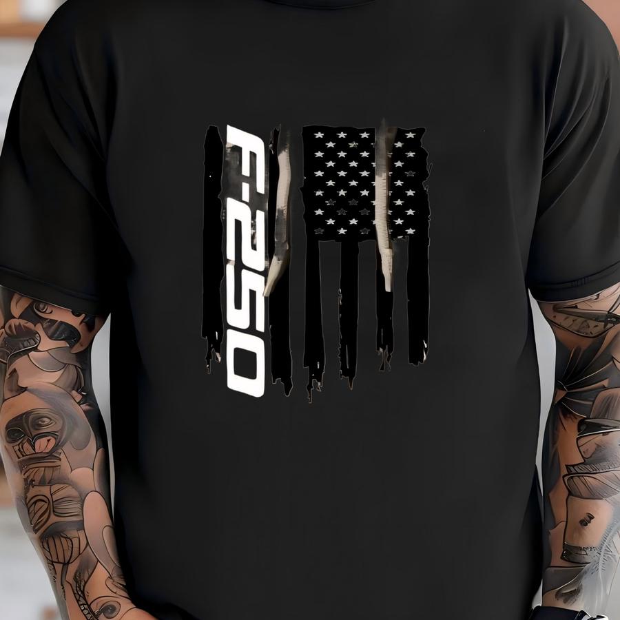 F-250 F250 American Flag Usa Pullover Hoodie T-shirt