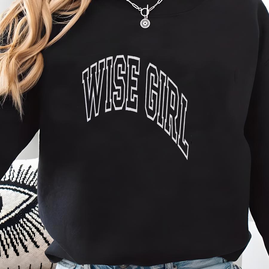 Wise Girl Annabeth Chase Sweatshirt, Percy Jackson Merch, Daughter Of Athena, Pjo Merch, Camp Halfblood Sweatshirt, Gift For Annabeth Fan Sweatshirt