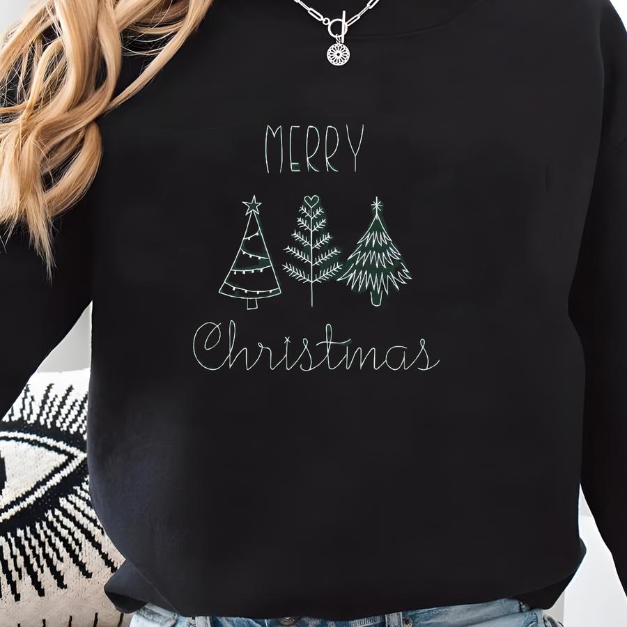 Christmas Tree Sweatshirt, Merry Christmas Shirt, Christmas Shirt, Christmas Sweatshirt, Merry Christmas Sweatshirt Sweatshirt