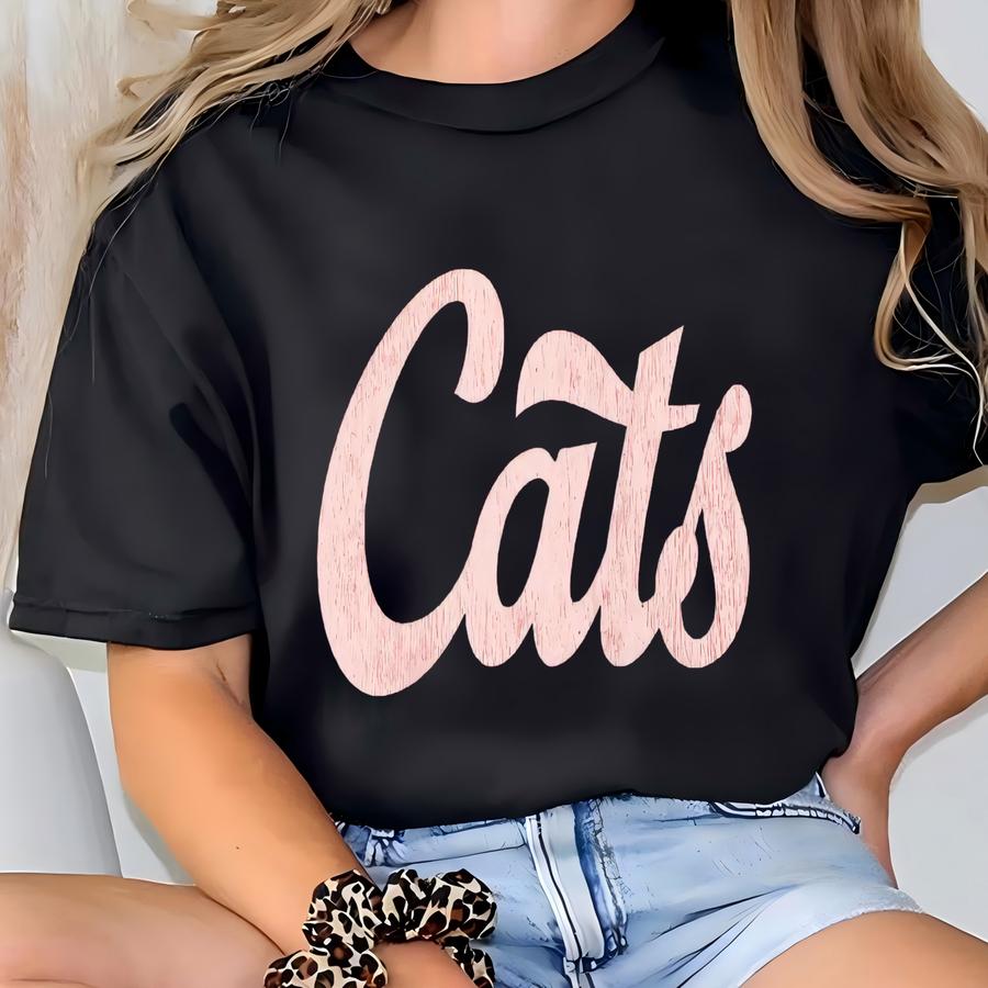 Cats Sweatshirt Red Cats Hoodie Wildcats Sweatshirt Bobcats Sweatshirt Bearcats Sweatshirt Game Day Apparel T-shirt