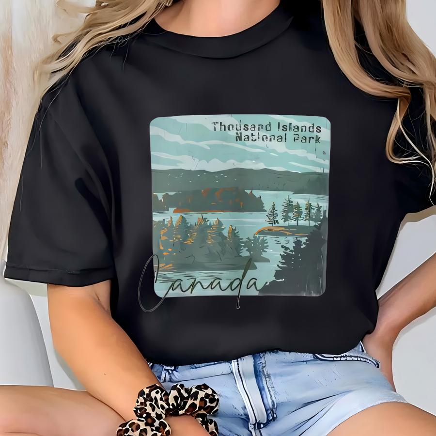 Thousand Islands National Park Canada Lake Life Sweatshirt, Boating Kayaking Canoeing Ontario Apparel, Gift For Outdoor Enthusiasts T-shirt