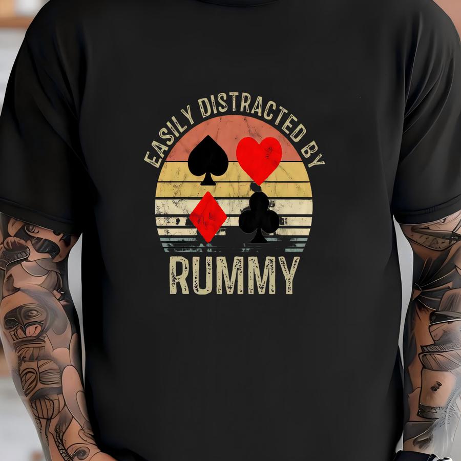 Rummy Shirt / Sweatshirt / Hoodie, Funny Gin Rummy Gift, Card Game Hoodie, Rummy Players Gift, Rummy Lover Tee, Lucky Tshirt, Tournament T-shirt