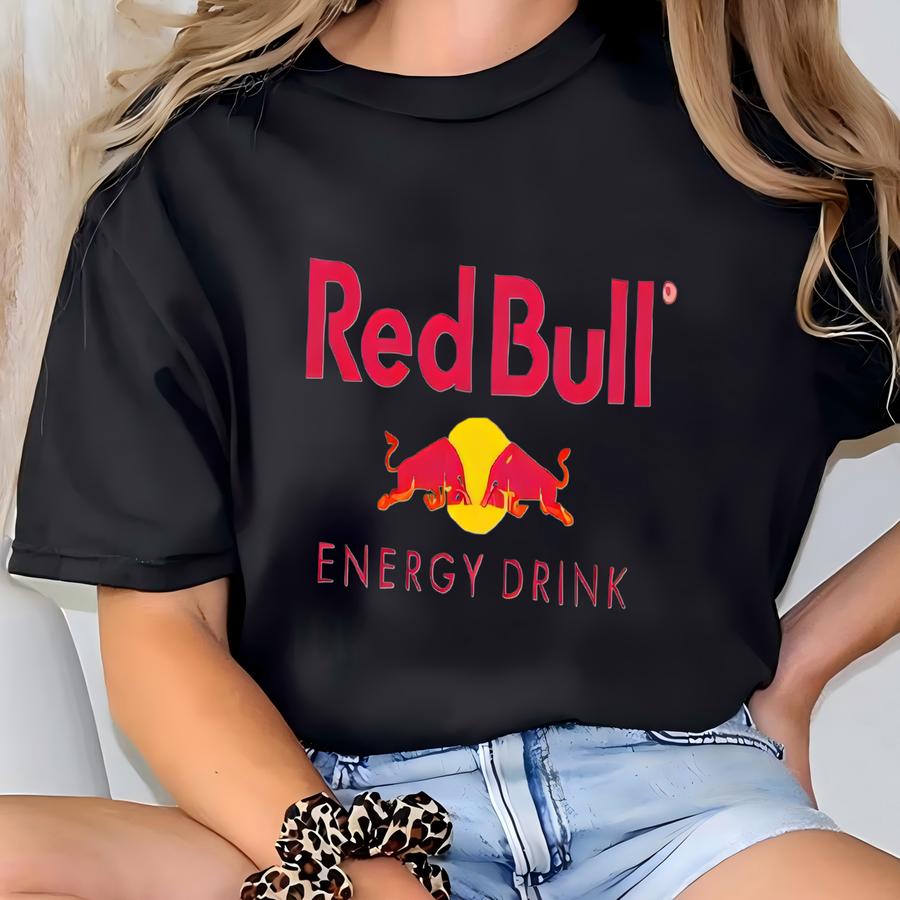 Red Bull Logo In Pocket Sweatshirt, Red Bull Energy Drink Hoodie, Gift For Red Bull Lover, Red Bull Gift, Red Bull Logo Sweatshirt, E1214 T-shirt