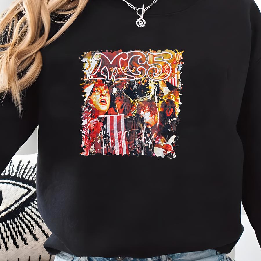 Vintage Mc5 Punk Rock Music T-shirt Sweatshirt