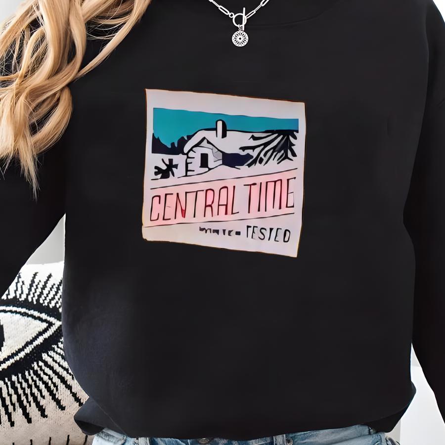 Central Time Snow Beanie - Gold Sweatshirt