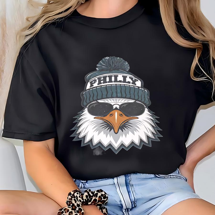 Philly Shirt, Philadelphia Tshirt, Philadelphia Fan Shirts, Philly Sports Gifts, Eagle Mascot Sweatshirt, Philly Gift T-shirt