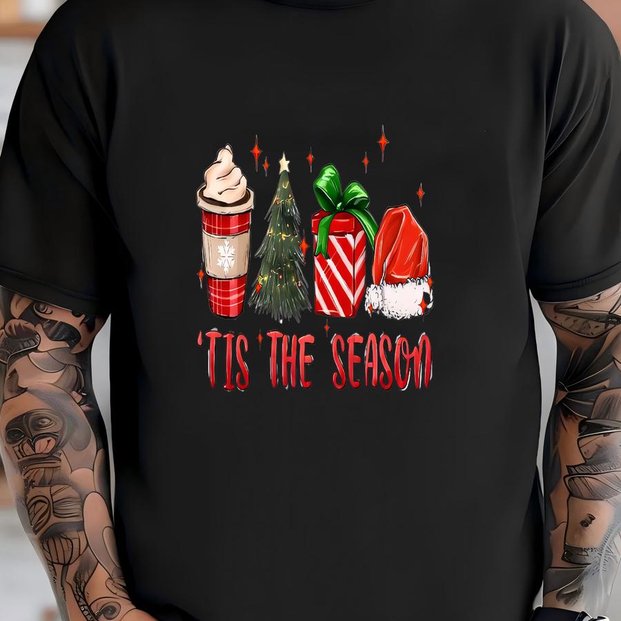 Tis The Season Shirt, Christmas Tis The Season Sweatshirt, Merry Christmas Shirt, Christmas Sweatshirt, Cute Winter Shirt T-shirt