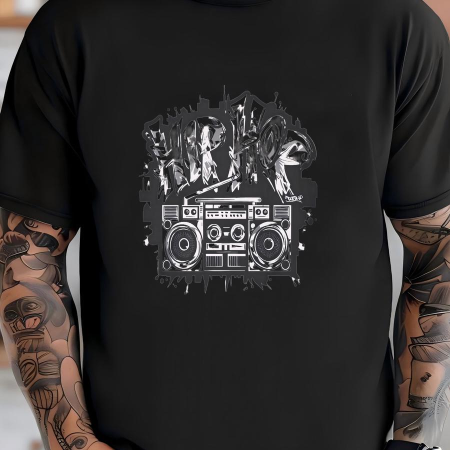 Graffiti Boombox  T-shirt